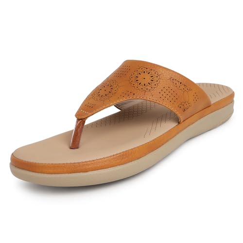 Image of TRASE Slippers for Women Stylish Flat | Lightweight Comfortable Slip-On Sandals for Women | Ladies Footwear for All Day Comfort