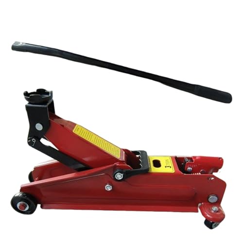 Wagenheber Hydraulik | 3 Tonnen Hydraulik Wagenheber Stark | Auto und Motorrad Zubehörteile zum Ausgleichen für Werkstatt Garage Keller Anhänger