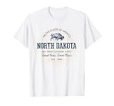 Vintage State of North Dakota T-Shirt