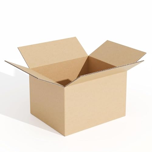 Image of Simple deluxe 12x10x8 Shipping Boxes, 1Pack Corrugated Cardboard Boxes Small Shipping Box Moving Boxes for Business Packaging Box