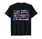 Vodka Cran Tie Dye Rojo Blanco Azul Patriótico Bandera Americana Camiseta