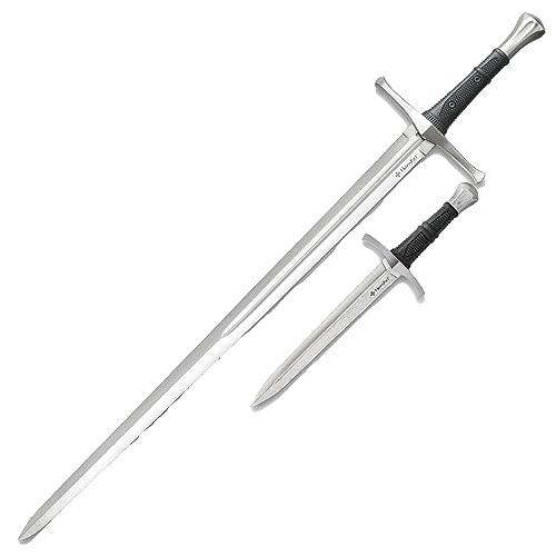 Honshu Broadsword and Quillon Dagger Set - Carbon Steel Blades