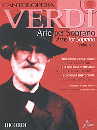 Cantolopera: Verdi Arias for Soprano Volume 2 Softcover with CD