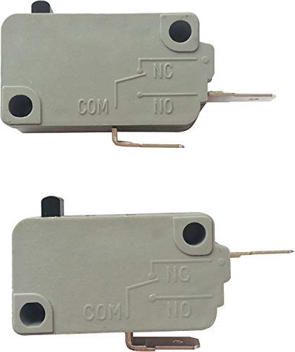 YXT KW3A 16A250V Microwave Oven Door Micro Switch,Fully Suitable for Emerson Kenmore DeLonghi(2PCS)