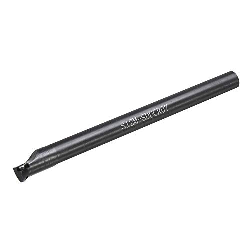 Suporte para ferramenta de torneamento de torno de 4 PCS 12MM Barra de mandrilar com chave correspon