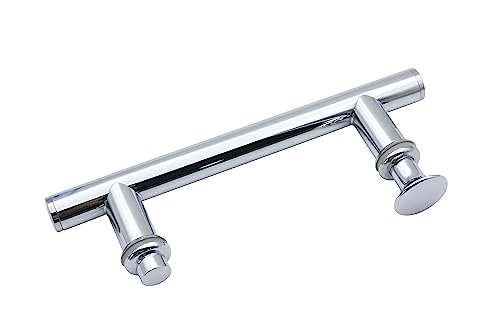 KEABATH Stainless Steel Shower Glass Door Handle Replacement for Shower Enclosure Shower Room Cabin Door Pull Handles 145mm Hole to Hole Center 1PC