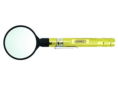 General Tools 90557 Telescoping Round Inspection Mirror, 23 inches