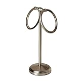 Gatco 1454SN Countertop Towel Ring, Satin Nickel