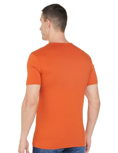 Image of UNITED COLORS OF BENETTON Men's Cotton Solid Regular Fit T-Shirt