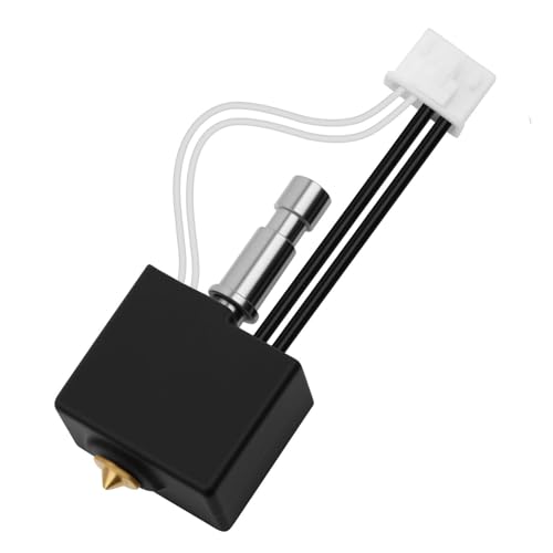 Original Kobra S1 Hotend with 0.4mm Brass Nozzle Heater Cartridge Thermistor and Silicone Sock Support High Temperature&High Speed Compatible with Anycubic Kobra S1/S1 Combo 3D Printers