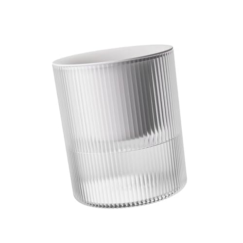 FANSHINUO Pot de fleurs hydroponique intelligent avec auto-régulation de l'eau et coque transparente pour la croissance de pothos avec réservoirs d'eau transparents