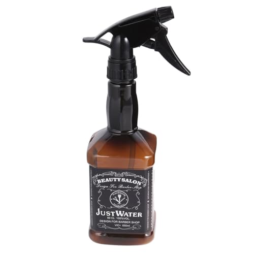 Lurrose Flacone Spray da Barbiere 650 Ml in Plastica Resistente, Spruzzatore Manuale Grilletto per Chioma e Giardinaggio, Nebulizzatore Acqua per Idratazione Chioma e Irrigazione Fiori,