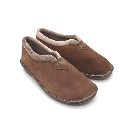 NORDIKAS   ZAPATILLAS DE CASA MUJER TOP LINE AFELPADO PIEDRA