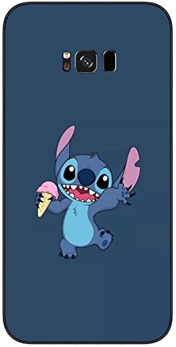 Compatible avec Samsung Galaxy S8 Plus avec Stitch 746 Ultra avec coque de téléphone fine en TPU souple noir Cover