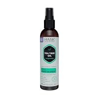 HASK Tea Tree Oil 5-in-1 Leave-In Conditioner Soothing and Restoring for all hair types, colour safe, gluten-free, sulfate-free, paraben-free - 1 175 mL Bottle