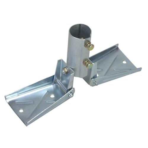 Heavy Duty Roof Mount for Masts up to 1-1/2' OD - EZ 19 Antenna Mast Peak Mount