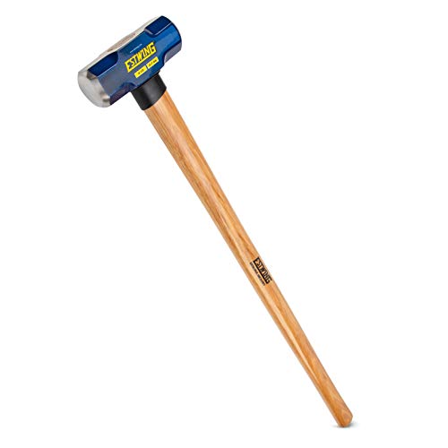 Estwing 6-Pound Hard Face Sledge Hammer - 36-Inch Hickory Handle Ergonomic Grip Durable Construction for Demolition & Stake Driving
