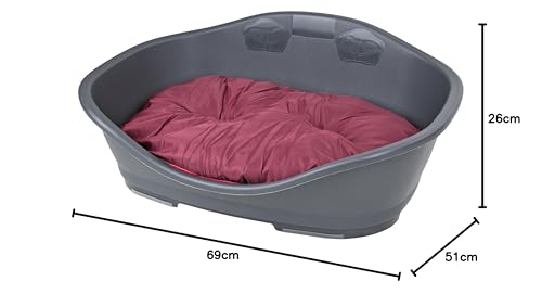 Beeztees 700301 Sleeper 2 Hundekorb, 55 cm, anthrazit