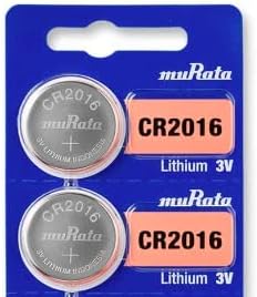 Murata CR2016 Battery 3V Lithium Coin Cell - Replaces Sony CR2016 2 Batteries