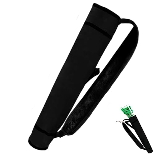 YAZWUR Carquois pour Flèches Tir à l'Arc Dos et Hanche Support de Carquois pour Arc Compound et Recurve Entraînement Cible Chasse