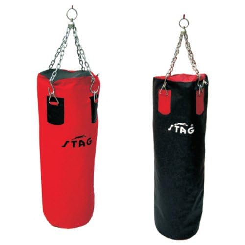 Image of Stag Boxing Punching Bag, 60cm (Black /Red)