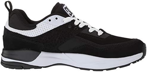DC Men's E.TRIBEKA Skate Shoe, Black/White, 14 M US | Image 5