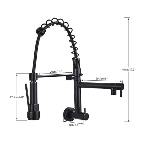 Robinet extractible de cuisine mitigeur pivotant 360 pour évier