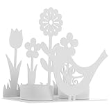 Décoration de bureau - bougeoir en forme de fleur et d'oiseau convient au salon, chambre à coucher, , forte adaptabilité, peut placé de stable la table, décoration de bureau