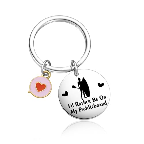 OWHOMS Paddle Boarding Gift For Sister Gifts For Paddleboard Lover Keychain Paddleboard Jewelry Paddle Board Gifts For Paddleboarder Keychain Water Sports Lover Jewelry