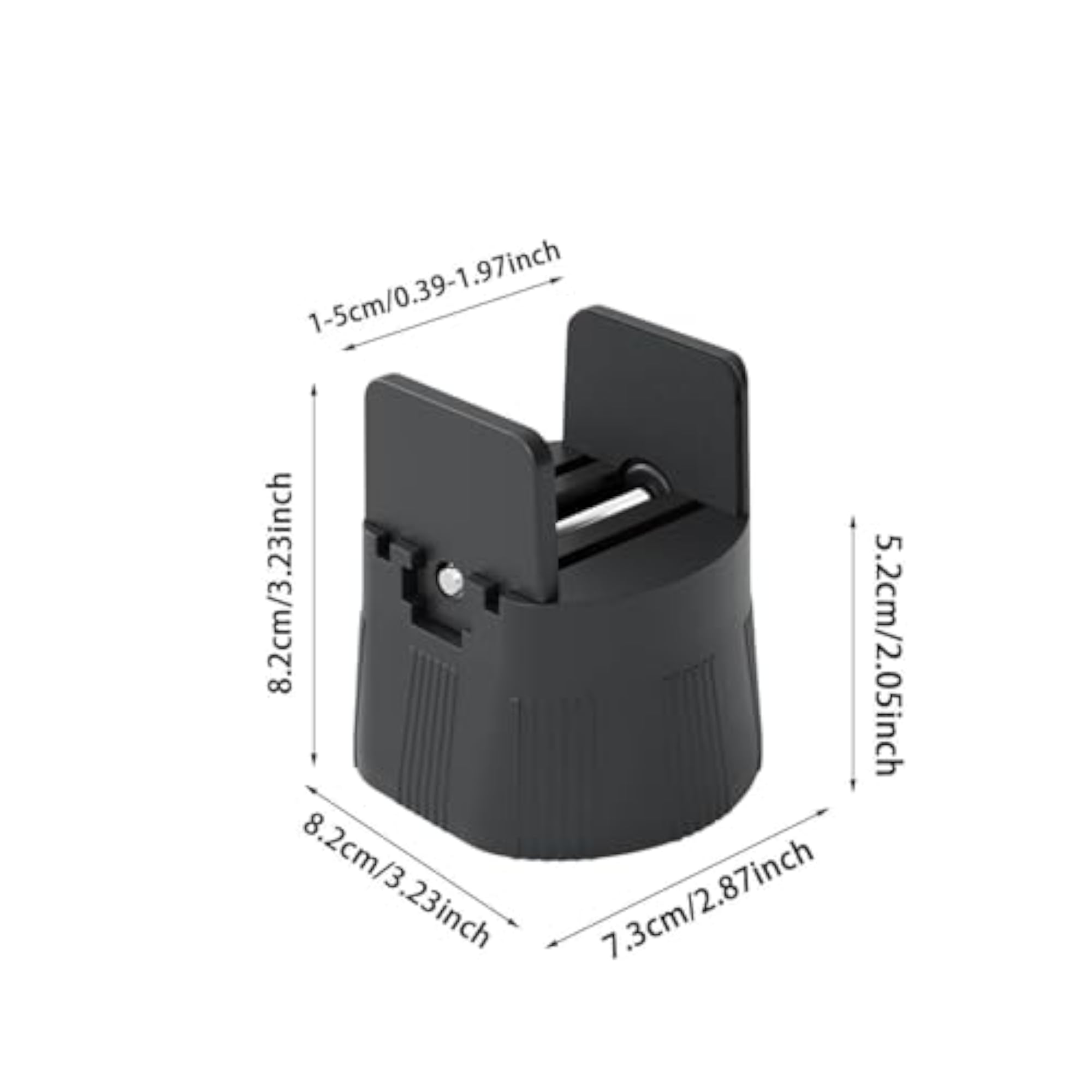 Adjustable Bed Leg Riser with Screw Clamp, Nonslip for Home