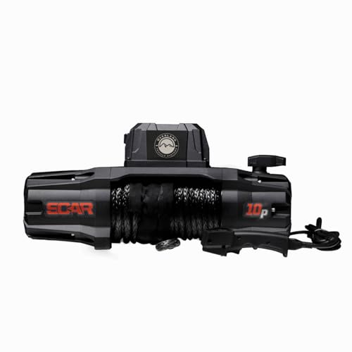 Overland Vehicle Systems 19099901 Scar Off Road Winch With Synthetic Rope & Wireless Remote thumb #7