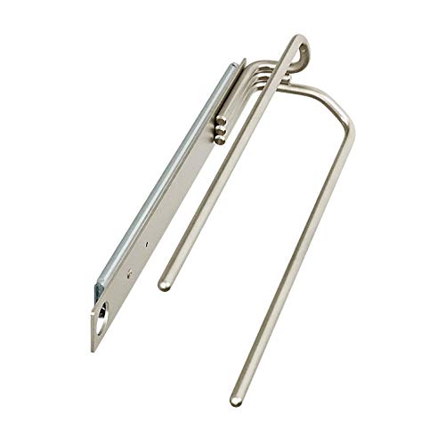 THHA-System Handtuchhalter Edelstahl ausziehbar Bad & Küche Handtuchauszug, Geschirrtuchhalter 2-armig, Länge 325 mm, perlgestrahlt Natur matt Cover