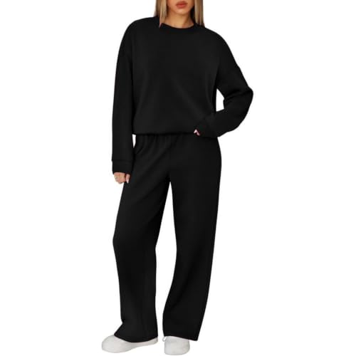 Womens Jogger Sets 2 Piece Oversized Sweatshirts Sets Winter Clothes - image 3