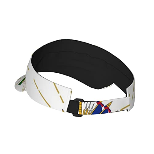 Gorra visera deportiva con diseño de bandera de Haití miniatura 3