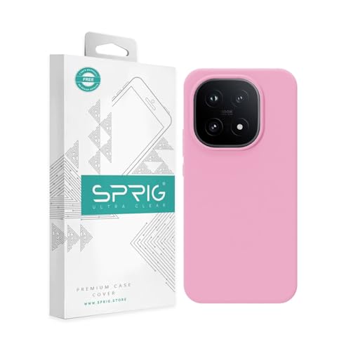 Image of SPRIG Compatible with IQOO 15 5G SilkTone Silicone Back Cover Drop Tested Shock Proof Mobile Case for Men, Women, Boys and Girls with Camera Protection (Rose Pink)