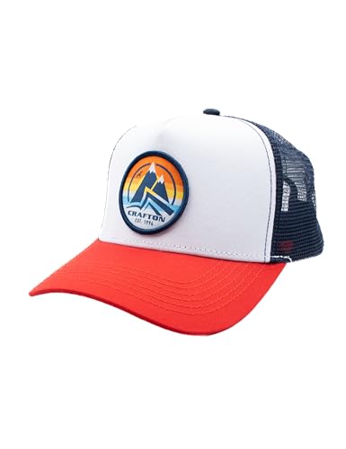 Casquette baseball Crafton anti transpiration tête lourde réglable motif tricolore