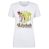 500 LEVEL Leylah Fernandez Retro Shirt for Women (White, Medium)