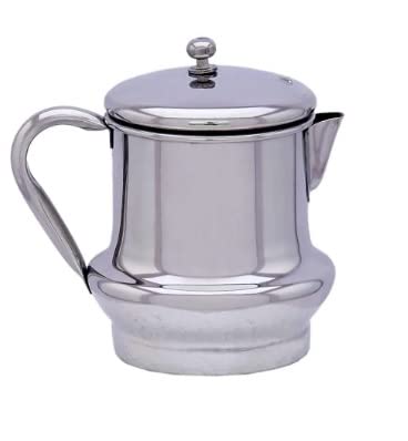 Dharam Paul Traders ® Small Tea Kettle/Small Water jug with spout, 250 ml, Stainless Steel