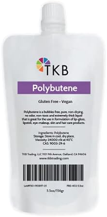 TKB Polybutene | Clear Additive Cosmetic Ingredient for DIY Makeup (5.5oz (156g))