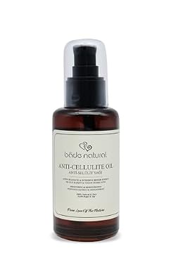 Bade Natural Anti-Cellulite Firming & Smoothing Body Oil – 100% Botanical Blend with Rosemary – Improves Skin Elasticity & Texture – 3.4 fl oz