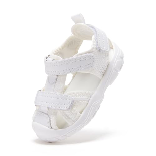 Image of BMCiTYBM Baby Boy Girl Closed Toe Summer Toddler Sandals Lightweight Shoes Infant Non-Slip First Walking Sneakers 6 9 12 18 24 Months 2-3 Years