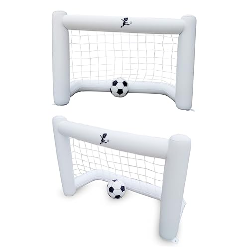 But de football gonflable 160cm léger pour éviter les encombrements