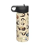 Description du matériau : la bouilloire isolée de sport imprimée furet poilu est fabriquée en acier inoxydable 304 intérieur, extérieur en acier inoxydable 201, couvercle PP le couvercle est fabriqué en polypropylène de qualité alimentaire pour votre tranquillité d'esprit lors de l'utilisation