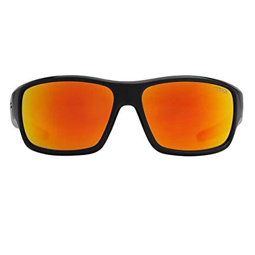 Image of TOROE Eyewear FIELD Wrap Around Sport Sunglasses With Polycarbonate Polarized Lenses, Lightweight TR90 Frame