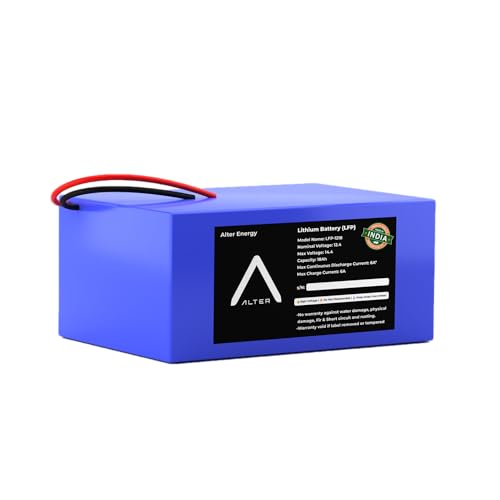 Image of Alter Energy 12V 18Ah LiFePO4 Battery | 12-Year Life | Deep Cycle Lithium Battery for Sprayer Pump, Solar, Inverter, UPS, E-Toys | 2500+ Cycles | Built-in BMS (LFP-1218)