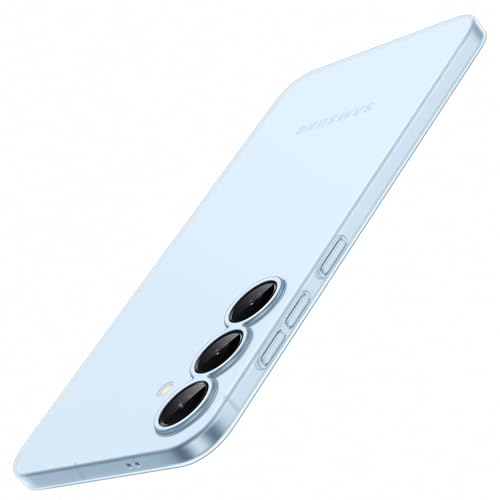 JETech Funda Ultra Slim para Samsung Galaxy S25 5G, Protección Completa Lente Cámara, Ligera Acabado Mate PP Hard Carcasa Minimalista (Azul)