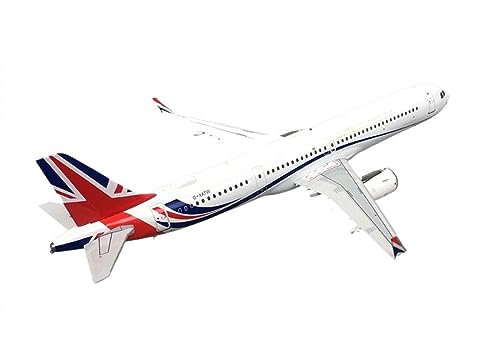 Modèle d'avion Britannique A321 Neo GUYANA 1/200 le cadeau idéal pour collectionneur d'aviation militaire