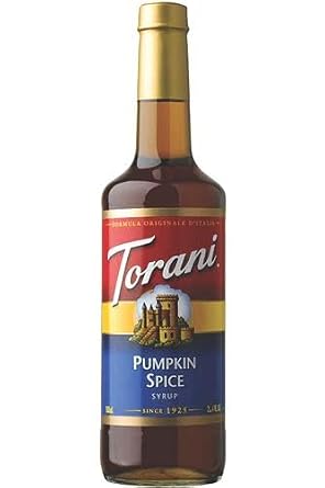 Torani Pumpkin Spice Syrup 750mL