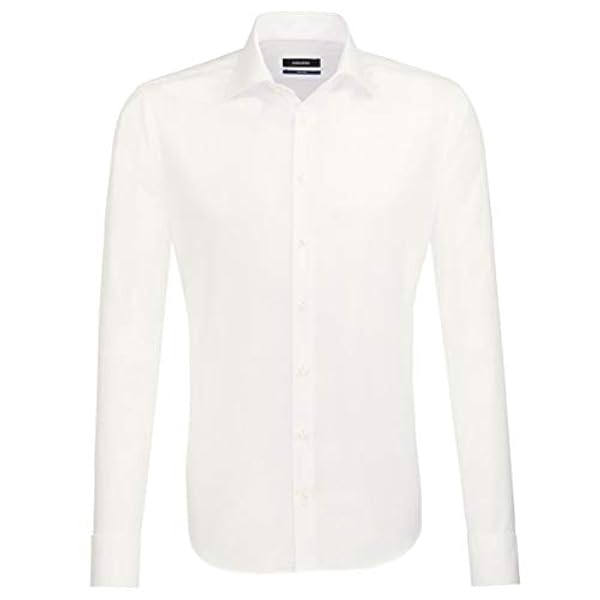 Seidensticker Business skjorta för män – bygelfri, skräddarsydd skjorta – långärmad – Kent krage – kuvertkrage – 100% bomull
