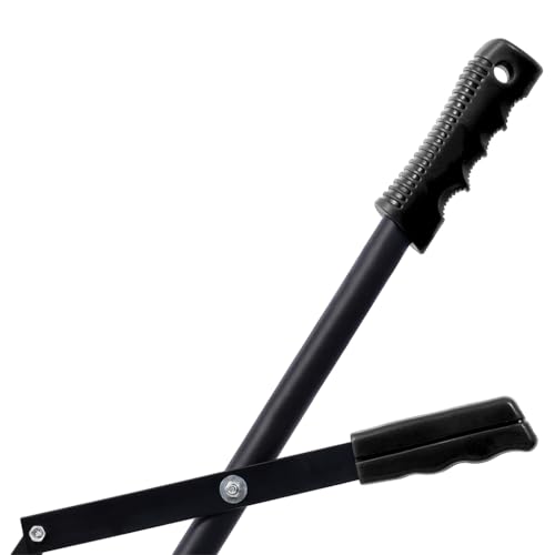 AMZOSS Magnetic Floor Sweeper with Release, 36-Inch Heavy Duty Push-Type Magnetic Pickup Sweeper for Nails Needles Screws Collection, 100-Pound Capacity